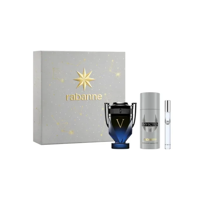 Rabanne Invictus Victory Elixir Eau De Parfum Vaporisateur 100ml Coffret 3 Produits