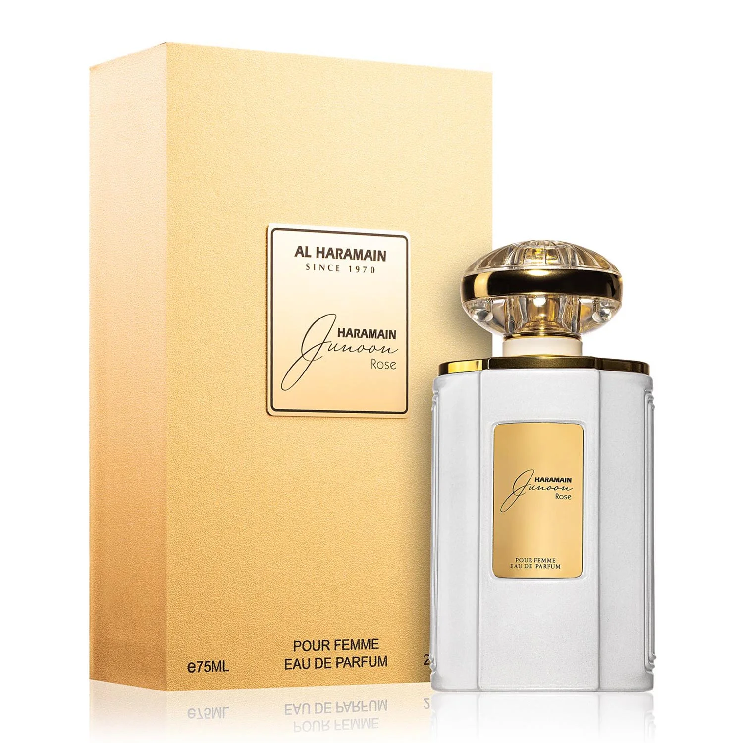 Al Haramain Junoon Rose Eau De Parfum Pour Femme 75ml Spray