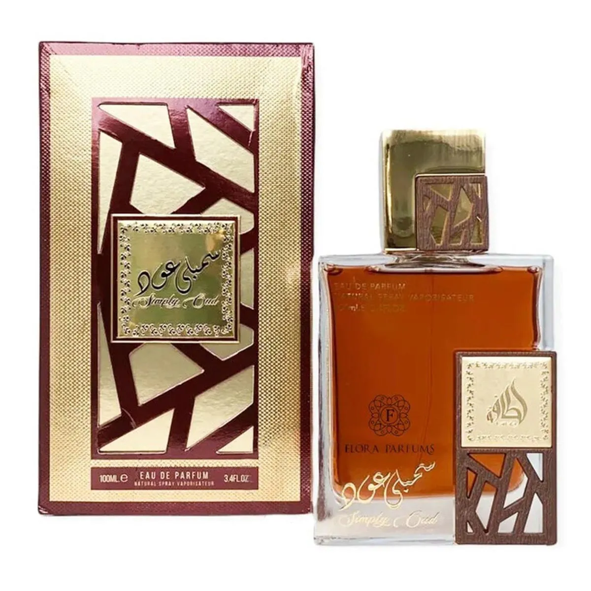 Lattafa Flora Parfums Simply Oud Eau De Parfum 100ml